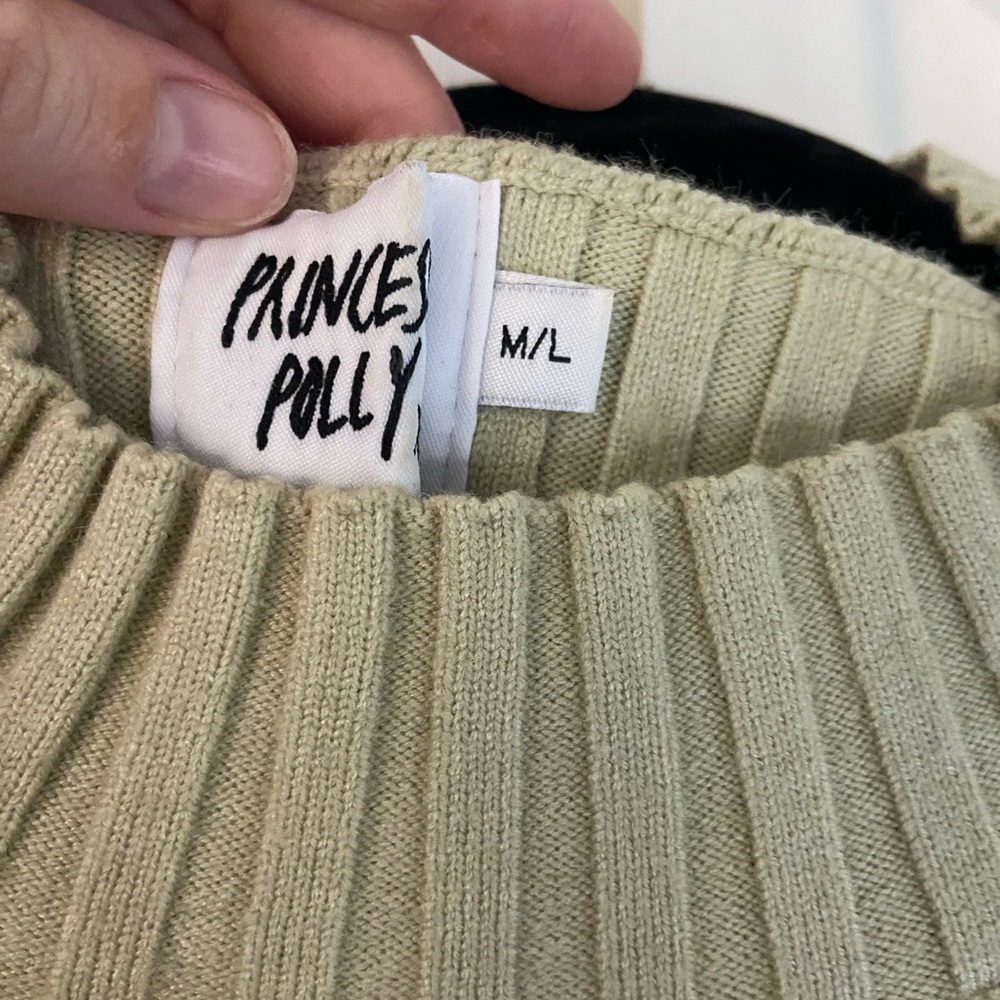 Princess Polly IRIS LONG SLEEVE TOP GREEN - Picture 4 of 6